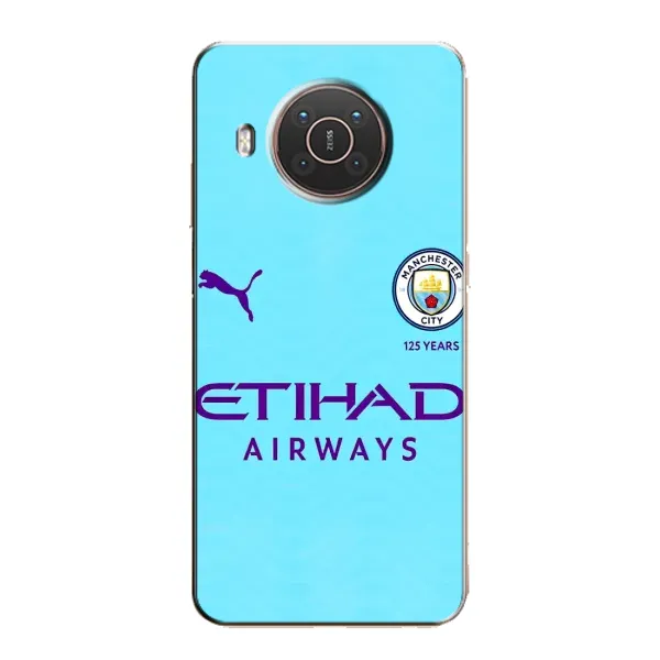 Чехол с рисунком «Man City» для Nokia X10