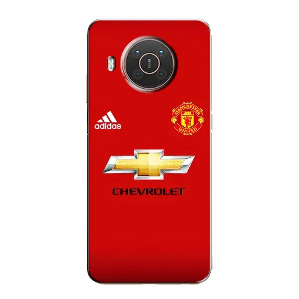 Чехол с рисунком «Man United» для Nokia X10