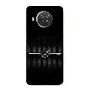 Силиконовый бампер с картинкой машины на Nokia X10 (Mercedes)