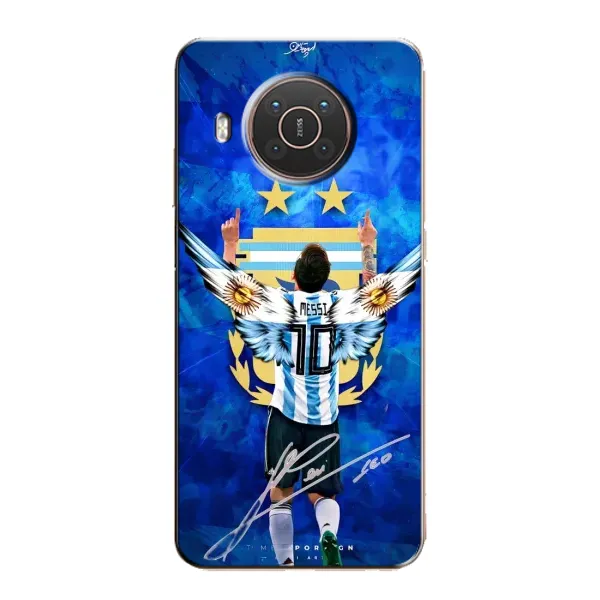 Чехол с рисунком «Месси Аргентина» для Nokia X10 Чехол с рисунком «Месси Аргентина» для Nokia X10