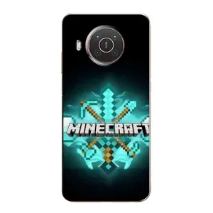 Чехол майнкрафт для Nokia X10 (MineCraft 2)
