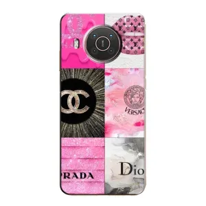 Чехол (Dior, Prada, YSL, Chanel) для Nokia X10 (Модница)
