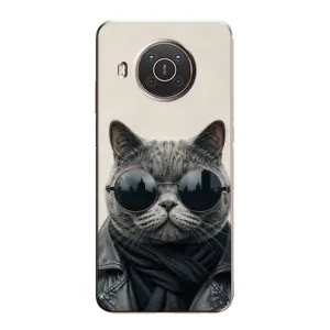 Чехол на тематику: Коты для Nokia X10 (Модный кот)