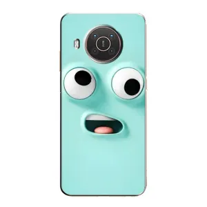 Силиконовые Чехлы (смешные стикеры) для Nokia X10 (Забавное мятное лицо)