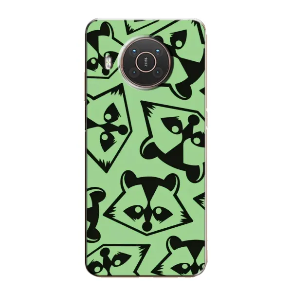 Чехол с рисунком «Мордочки Енота» для Nokia X10 Чехол с рисунком «Мордочки Енота» для Nokia X10