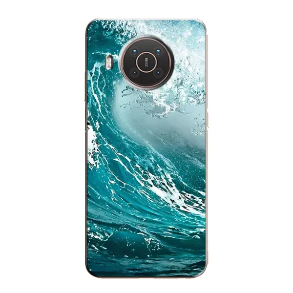 Чехол с рисунком «Морская волна» для Nokia X10 Чехол с рисунком «Морская волна» для Nokia X10