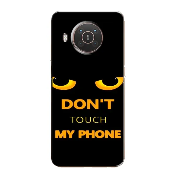 Чехол с рисунком «Не трогай мой телефон» для Nokia X10 Чехол с рисунком «Не трогай мой телефон» для Nokia X10