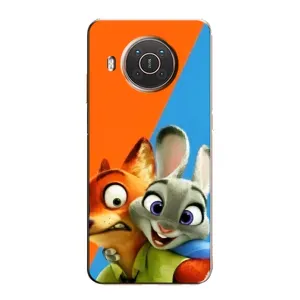 Чехлы ЗВЕРОПОЛИС для Nokia X10 (Ник и Хопс)