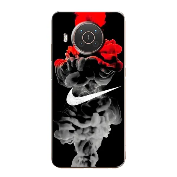 Чехол с рисунком «Nike дым» для Nokia X10 Чехол с рисунком «Nike дым» для Nokia X10