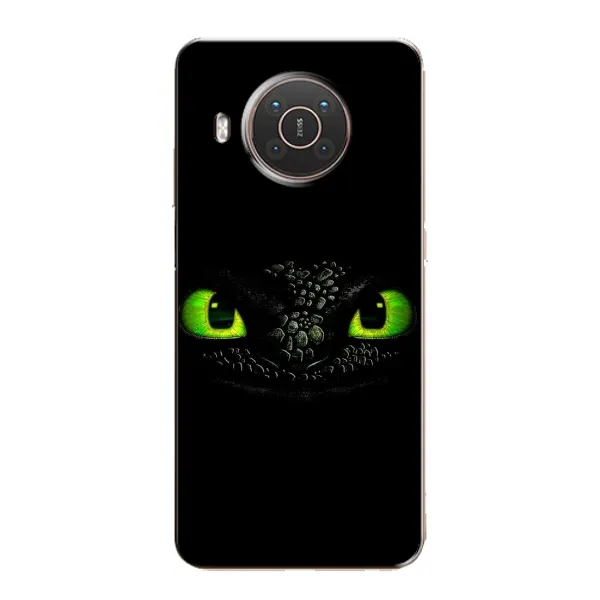 Чехол с рисунком «Глаза Беззубика» для Nokia X10 Чехол с рисунком «Глаза Беззубика» для Nokia X10