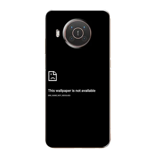 Чехол с рисунком «Ошибка» для Nokia X10