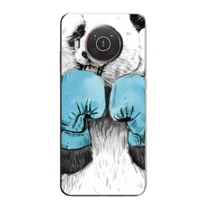 Чехлы с Пандами на Nokia X10 (Панда боксер)