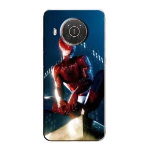 Чехол Супергерой Человека Паука на Nokia X10 (Паук на доме)