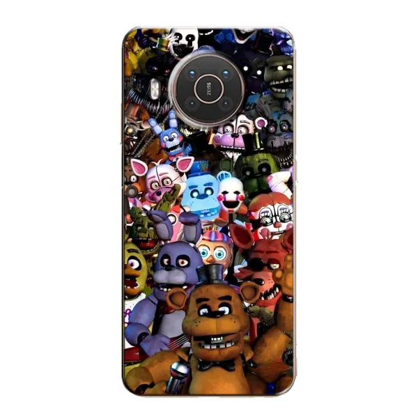 Чехол с рисунком «Персонажи Фредди» для Nokia X10 Чехол с рисунком «Персонажи Фредди» для Nokia X10