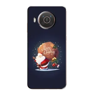 Чехол Санта Клаус для Nokia X10 (Подарки от Санты)