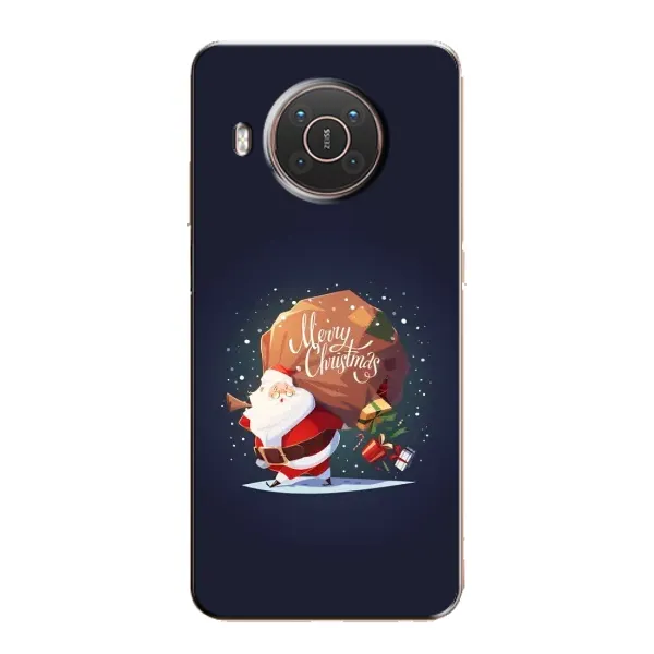 Чехол с рисунком «Подарки от Санты» для Nokia X10