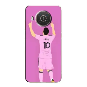 Чехлы Лео Месси в Майами на Nokia X10 (Празднование Месси)