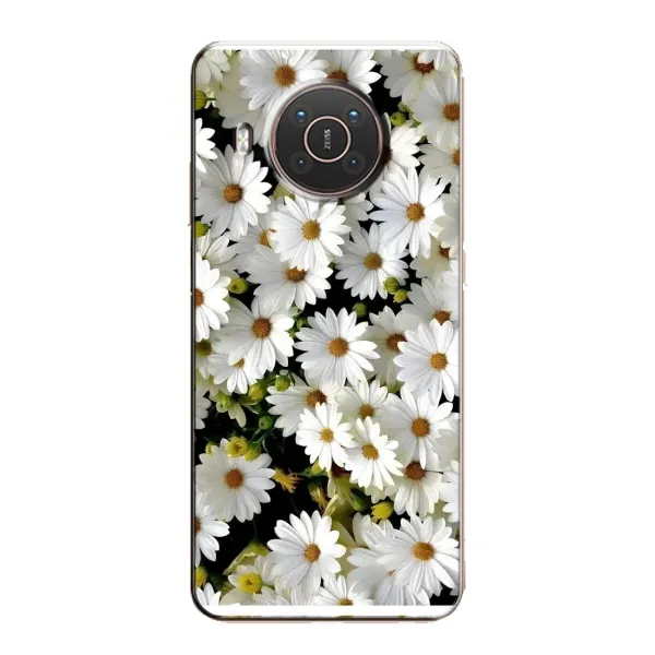 Чехол с рисунком «Рамка в ромашках» для Nokia X10 Чехол с рисунком «Рамка в ромашках» для Nokia X10