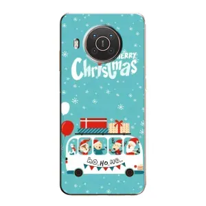 Силиконовый бампер на рождество для Nokia X10 (Рождественское настроение)