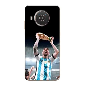 Чохли Лео Мессі Аргентина для Nokia X10 (Щасливий Мессі)