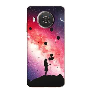 Силиконовые Чехлы Любимому человеку для Nokia X10 (Шарики в небе)