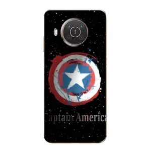 Чехол с Щитом Капитана Америки на Nokia X10 (Щит Капитана)