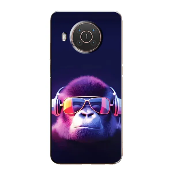 Чохол з малюнком «Стильная мавпа» для Nokia X10 Чохол з малюнком «Стильная мавпа» для Nokia X10