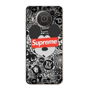 Чехол с Брендами одежды на Нокиа X10 (Supreme Маус)