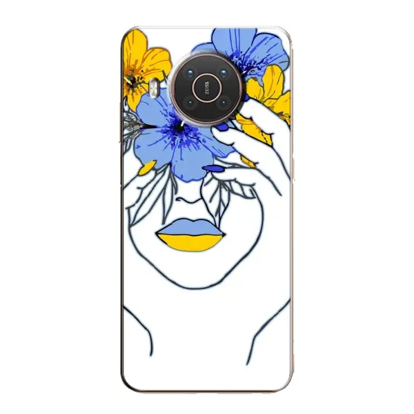 Чехол с рисунком «Украинка на всю голову» для Nokia X10 Чехол с рисунком «Украинка на всю голову» для Nokia X10