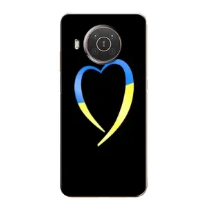 Силиконовый Чехол на Nokia X10 (Я-Украина) (Украинское сердце)
