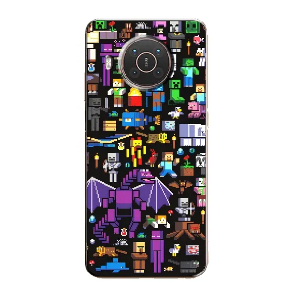 Чехол с рисунком «Все персонажи» для Nokia X10