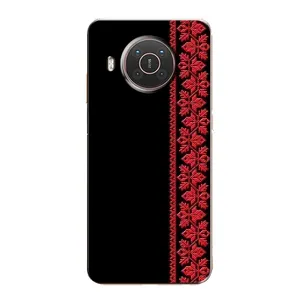 Силиконовый Чехол на Nokia X10 с картинкой Вышиванки