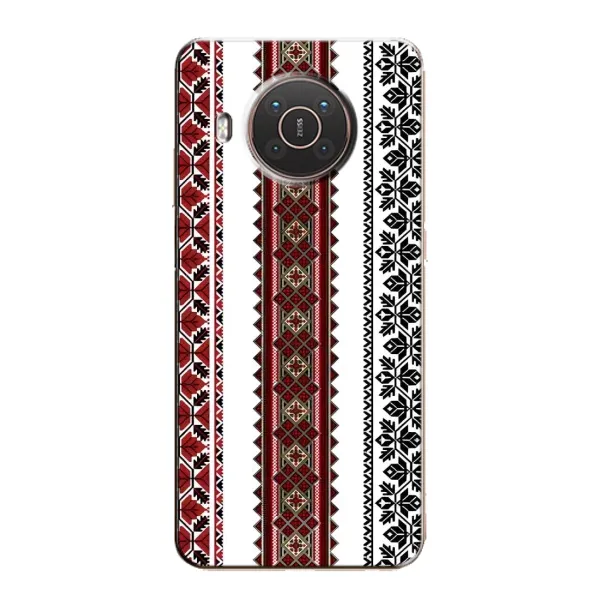 Чехол с рисунком «Вышиваночки» для Nokia X10 Чехол с рисунком «Вышиваночки» для Nokia X10