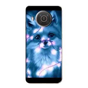 Чехол с Лисичкой для Nokia X10 (Яркая Лиса)