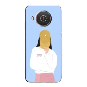 Силиконовый Чехол на Nokia X10 с картинкой Стильных Девушек (Желтая кепка)