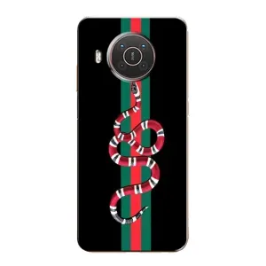 Чехлы Бренд GUCCI для Nokia X10 (Змей Гуччи)