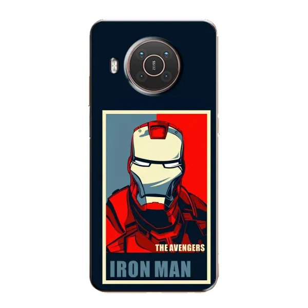 Чехол с рисунком «Art Iron man» для Nokia X20 Чехол с рисунком «Art Iron man» для Nokia X20