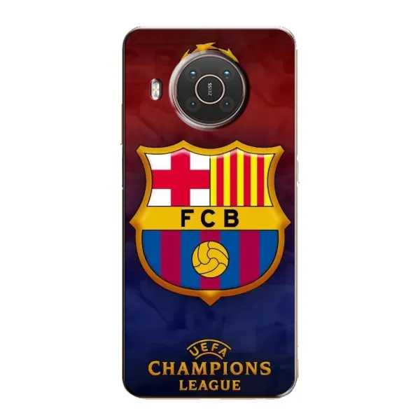 Чехол с рисунком «Barselona» для Nokia X20
