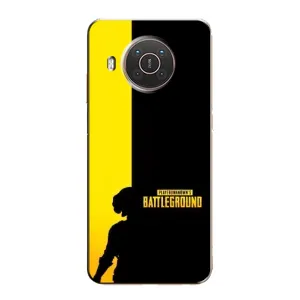 Чехол (TPU) с картинкой "Лого Пабг" на Нокиа X20 (Battlegrounds)