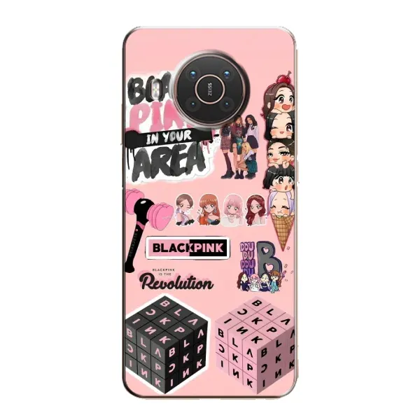 Чехол с рисунком «BLACK PINK коллаж» для Nokia X20