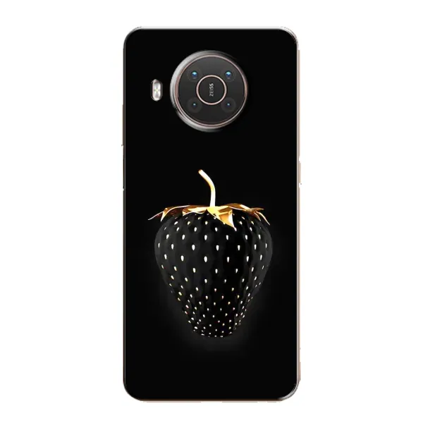 Чехол с рисунком «Чёрная клубника» для Nokia X20 Чехол с рисунком «Чёрная клубника» для Nokia X20