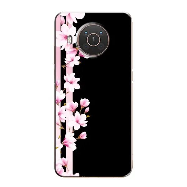 Чехол с рисунком «Цветочки» для Nokia X20