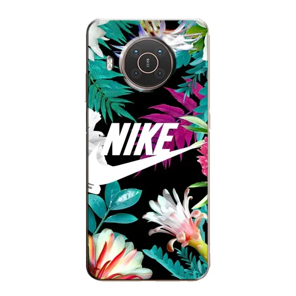 Чехол с рисунком «Цветочный Nike» для Nokia X20 Чехол с рисунком «Цветочный Nike» для Nokia X20