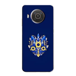 Чехол Укр Символика для Nokia X20 (Цветущий Герб)