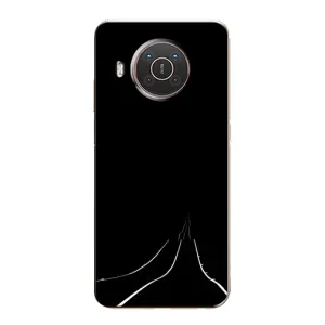 Чехол с картинками на черном фоне для Nokia X20 (Дорога)