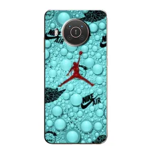 Силиконовый Чехол Nike Air Jordan на Нокиа X20 (Джордан Найк)