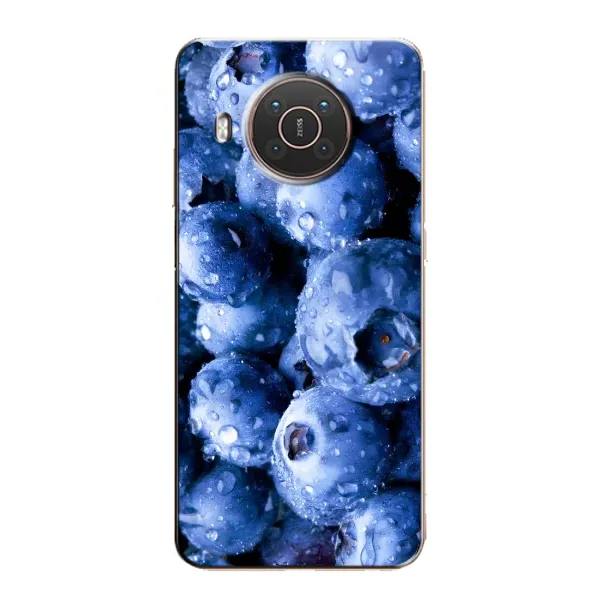 Чехол с рисунком «Голубика» для Nokia X20 Чехол с рисунком «Голубика» для Nokia X20