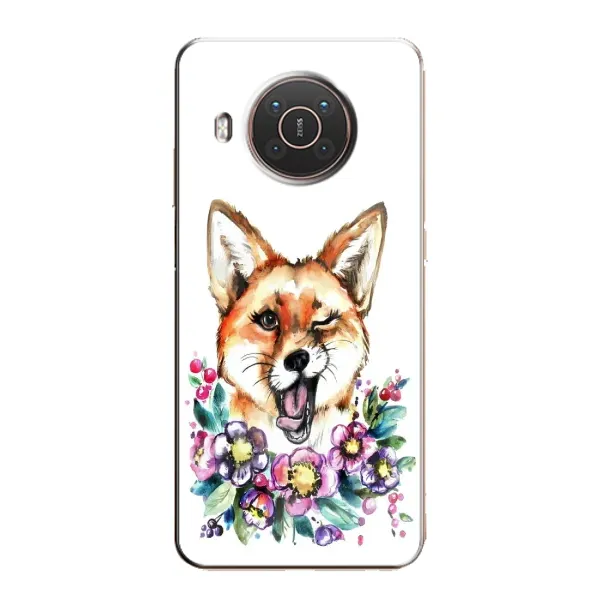 Чехол с рисунком «Хитрая лиса» для Nokia X20 Чехол с рисунком «Хитрая лиса» для Nokia X20