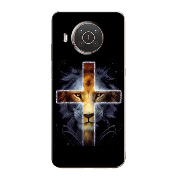Чехол с рисунком «Иисус Лев» для Nokia X20 Чехол с рисунком «Иисус Лев» для Nokia X20