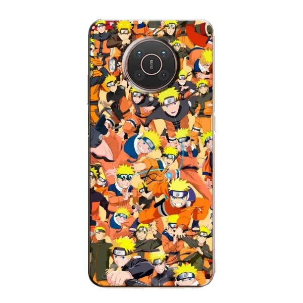 Чехол с рисунком «Коллаж Наруто» для Nokia X20 Чехол с рисунком «Коллаж Наруто» для Nokia X20